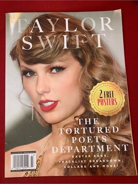 Taylor swift TTPD Collectors Magazine with two free posters